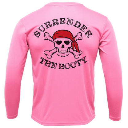 Siesta Key, FL "Surrender The Booty" Long Sleeve UPF 50+ Dry-Fit Shirt