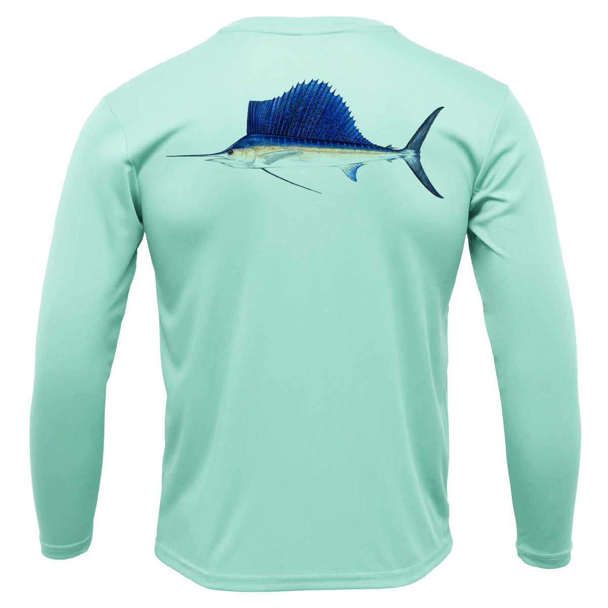 Saltwater Born Key West, FL Sailfish Long Sleeve UPF 50+ Dry-Fit Shirt