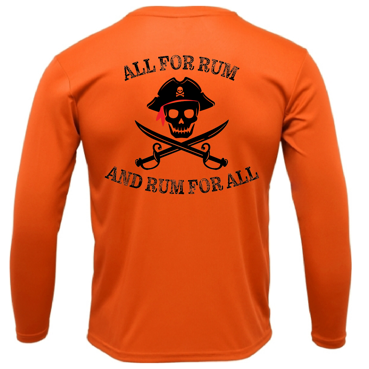 Tampa Bay "All For Rum and Rum For All" Long Sleeve UPF 50+ Dry-Fit Shirt