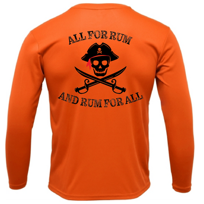 Tampa Bay "All For Rum and Rum For All" Long Sleeve UPF 50+ Dry-Fit Shirt