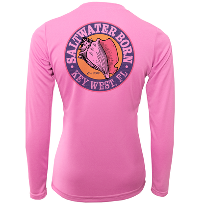 Saltwater Born Florida Diver Long Sleeve UPF 50+ Dry-Fit Shirt