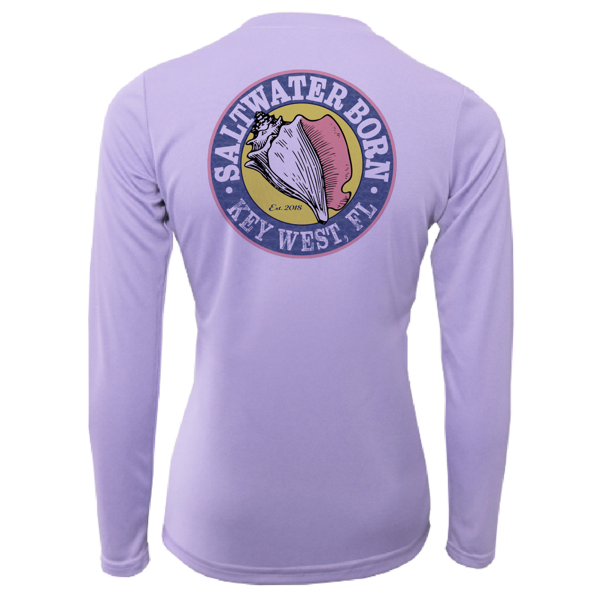 Saltwater Born Key West, FL "Saltwater Heals Everything" Long Sleeve UPF 50+ Dry-Fit Shirt