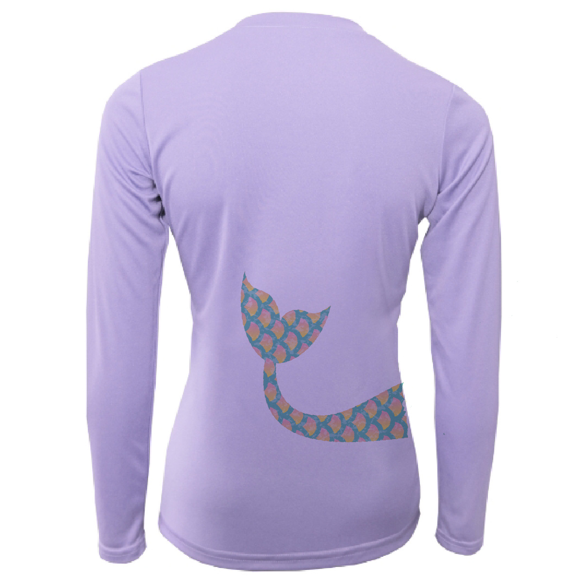 Saltwater Born Mermaid Wrap Long Sleeve UPF 50+ Dry-Fit Shirt