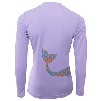 Saltwater Born Mermaid Wrap Long Sleeve UPF 50+ Dry-Fit Shirt