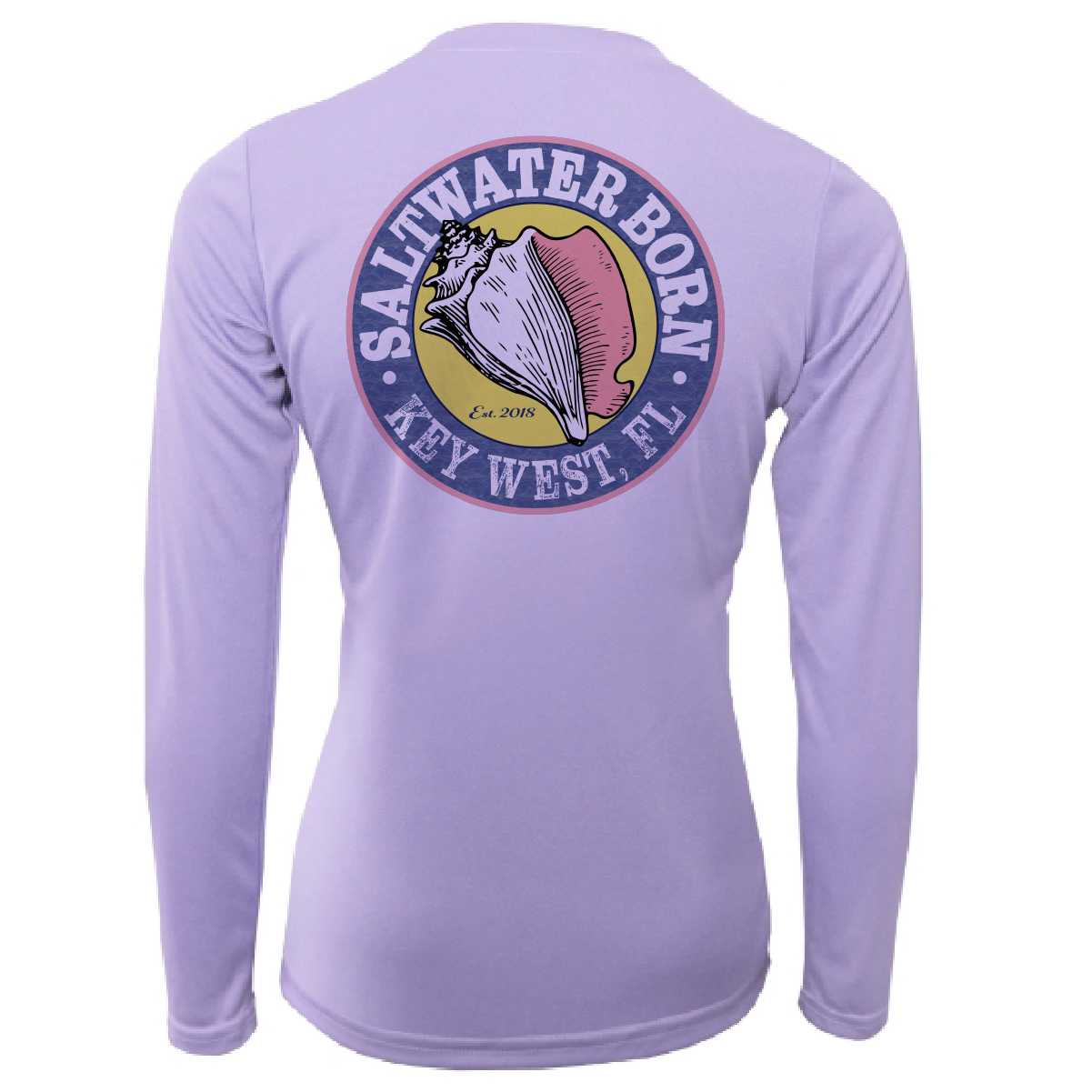 Saltwater Born Key West, FL Baby Turtles Long Sleeve UPF 50+ Dry-Fit Shirt
