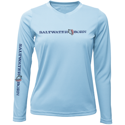 Saltwater Born Long Sleeve UPF 50+ Dry-Fit Shirt