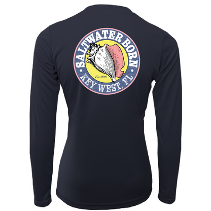 Saltwater Born Key West, FL "Saltwater Heals Everything" Long Sleeve UPF 50+ Dry-Fit Shirt