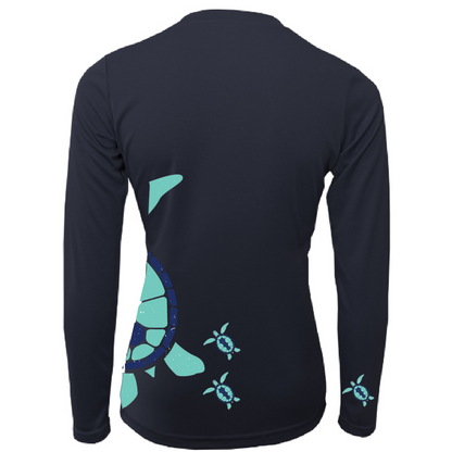 Saltwater Born Turtle Wrap Long Sleeve UPF 50+ Dry-Fit Shirt