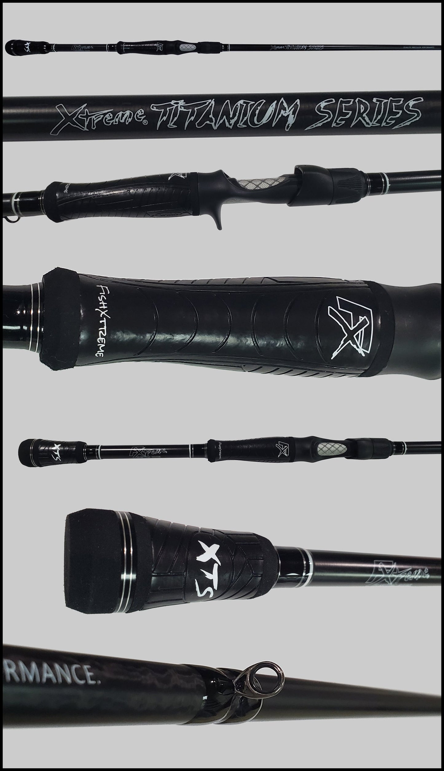 FX Custom Rods Titanium Series 7'3" Heavy Fast Casting Rod