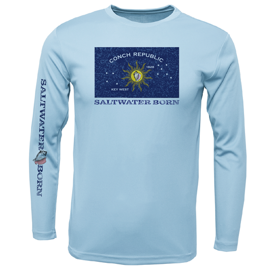 Saltwater Born Conch Republic Shirt