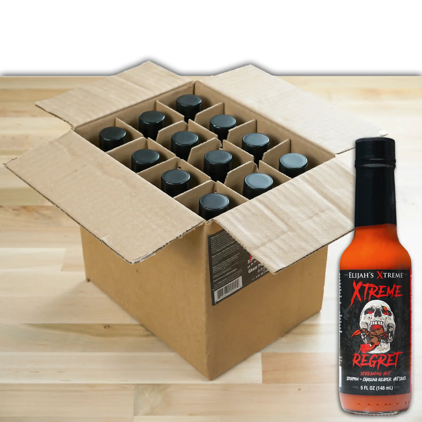 Elijah's Xtreme Regret Hot Sauce (12 pk Case)