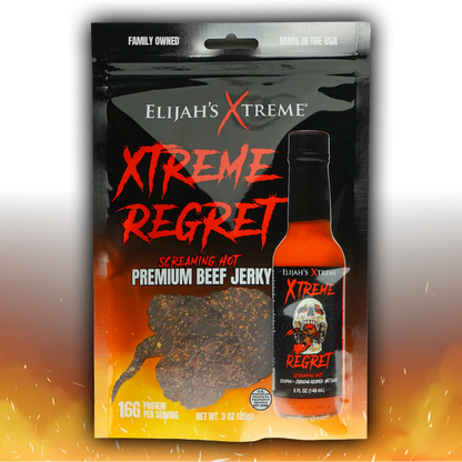 Elijah's Xtreme Regret Spicy Beef Jerky