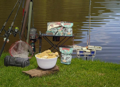 HungryFish GroundBait Mix -  ( Garlic ) 2 lb