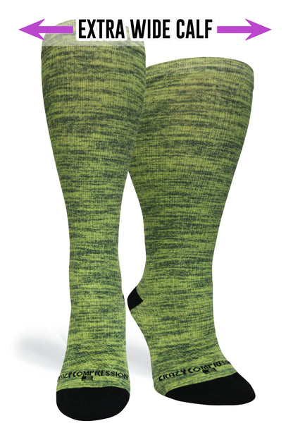 Crazy Compression Yellow Heather - (Standard & Extra Wide)
