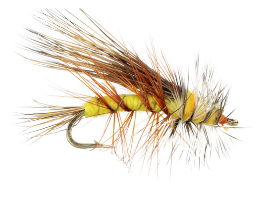 Wild Water - Yellow Stimulator, Size 12, Qty. 6