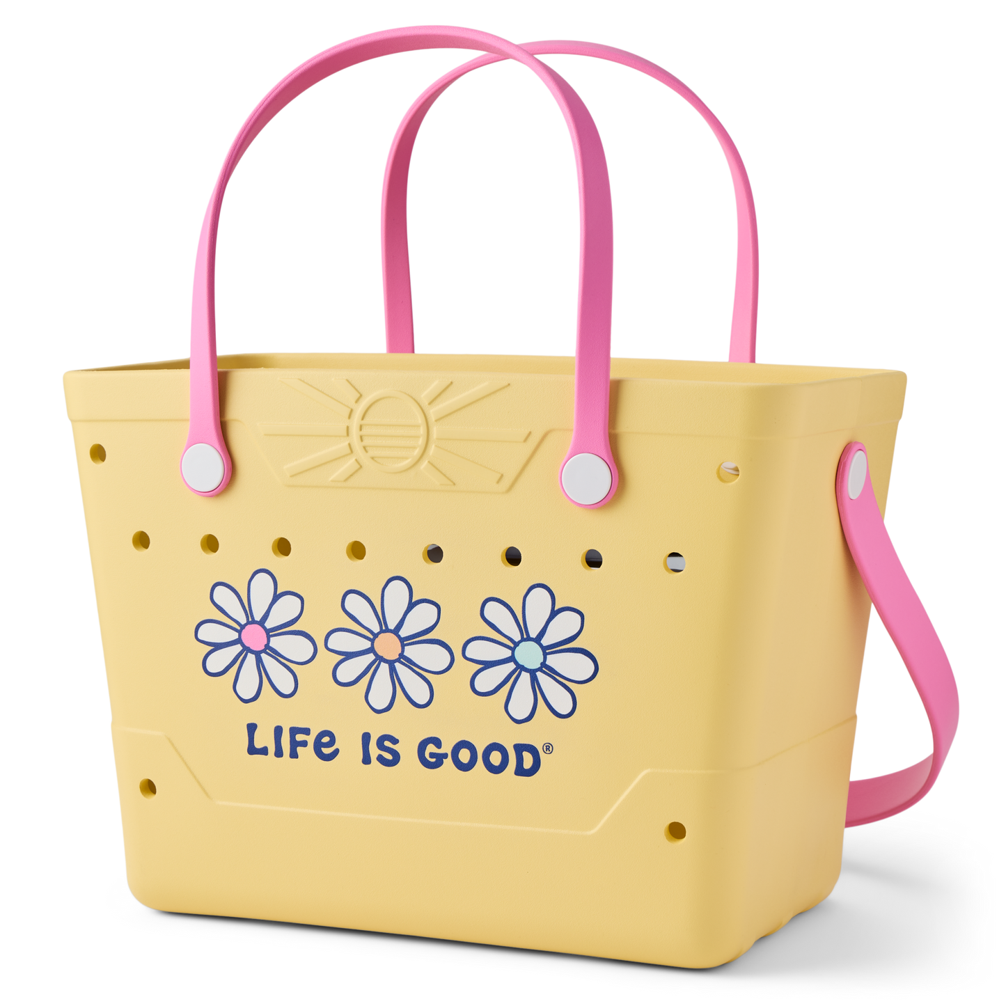 Life is Good Beachcomber Bag Sandy Yellow