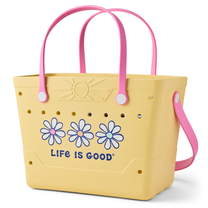 Life is Good Beachcomber Bag Sandy Yellow
