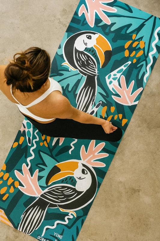 Yune Yoga 5mm Yoga Mat Dora Szentmihalyi Toucan