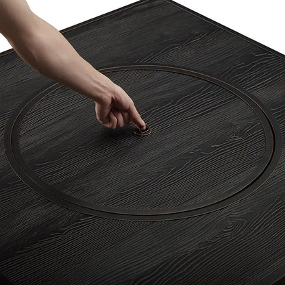 Balkene Home Yorke 40" Square Aluminum Convertible Gas Fire Pit Table