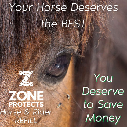 Zone Protects Horse & Rider Fly & Insect Repellent, Gallon Refill