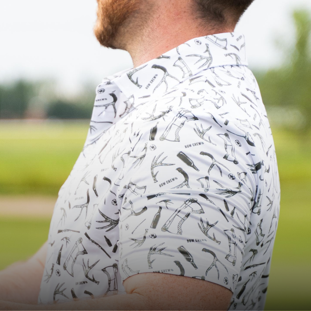 Bow Crew Apparel  "Bucks & Bogeys" Golf Polo