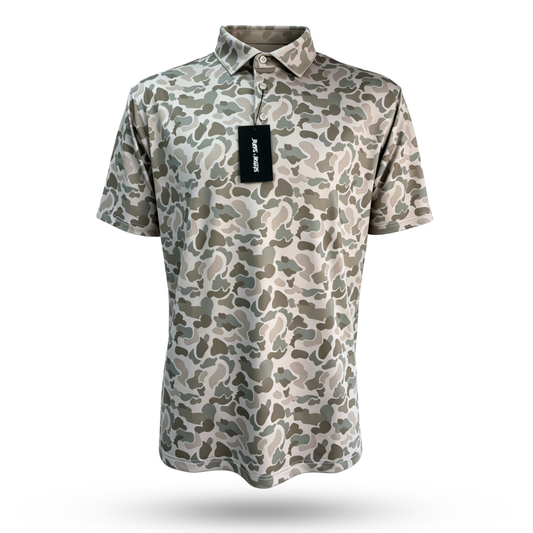 Bow Crew Apparel "Back 9 Camo" Golf Polo