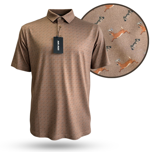 Bow Crew Apparel  "Jumpin' Buck" Golf Polo