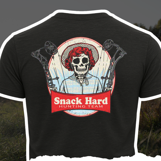 Bow Crew Apparel "Snack Hard Hunting Team" Tee