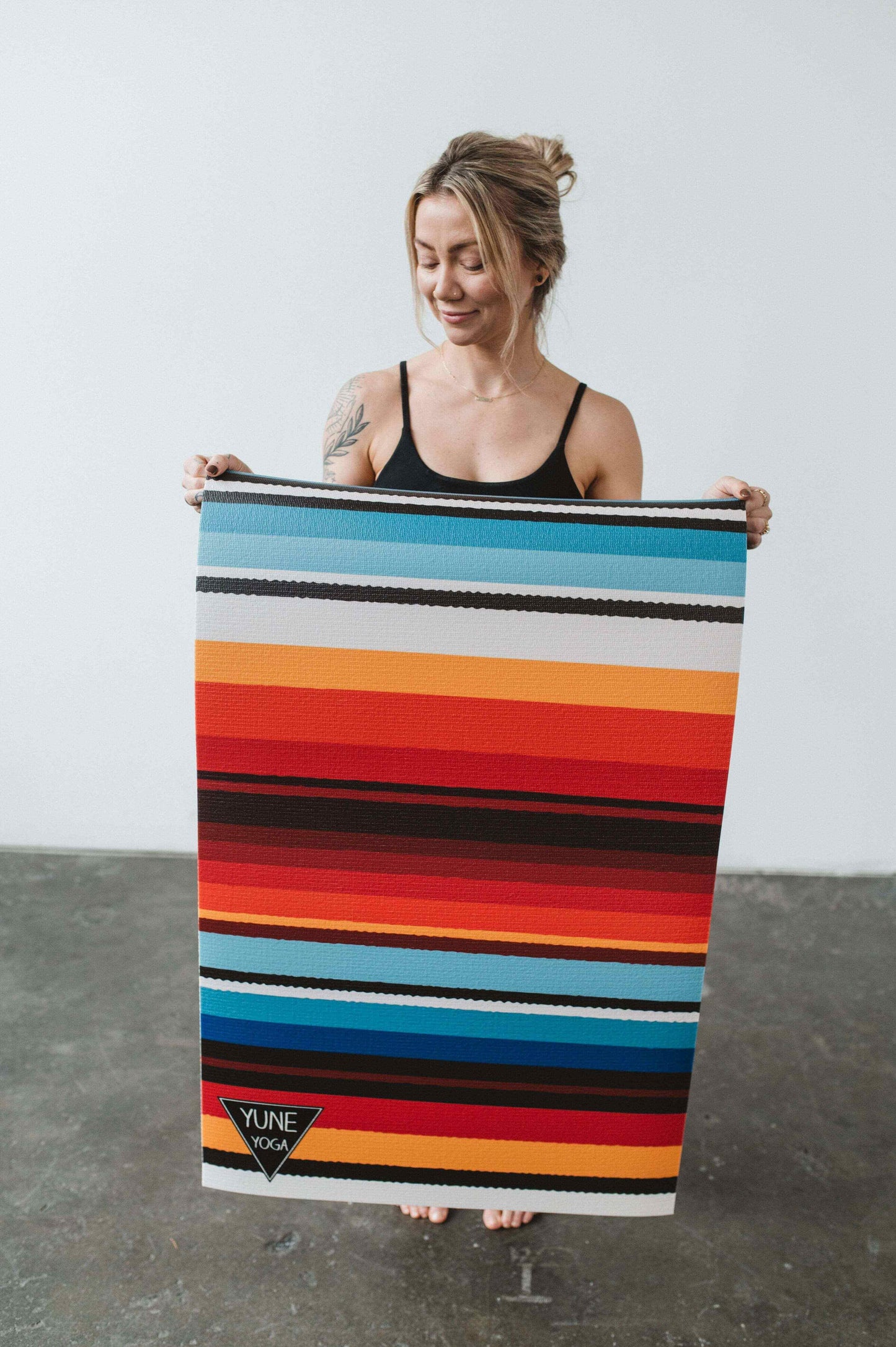 Yune Yoga Mat Pendleton Eagle Rock Maroon