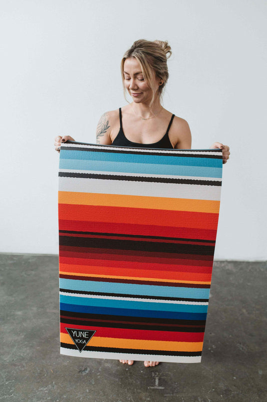 Yune Yoga Mat Pendleton Eagle Rock Maroon