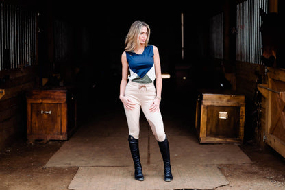 Redingote Jogger Knee Patch Breech - Tan