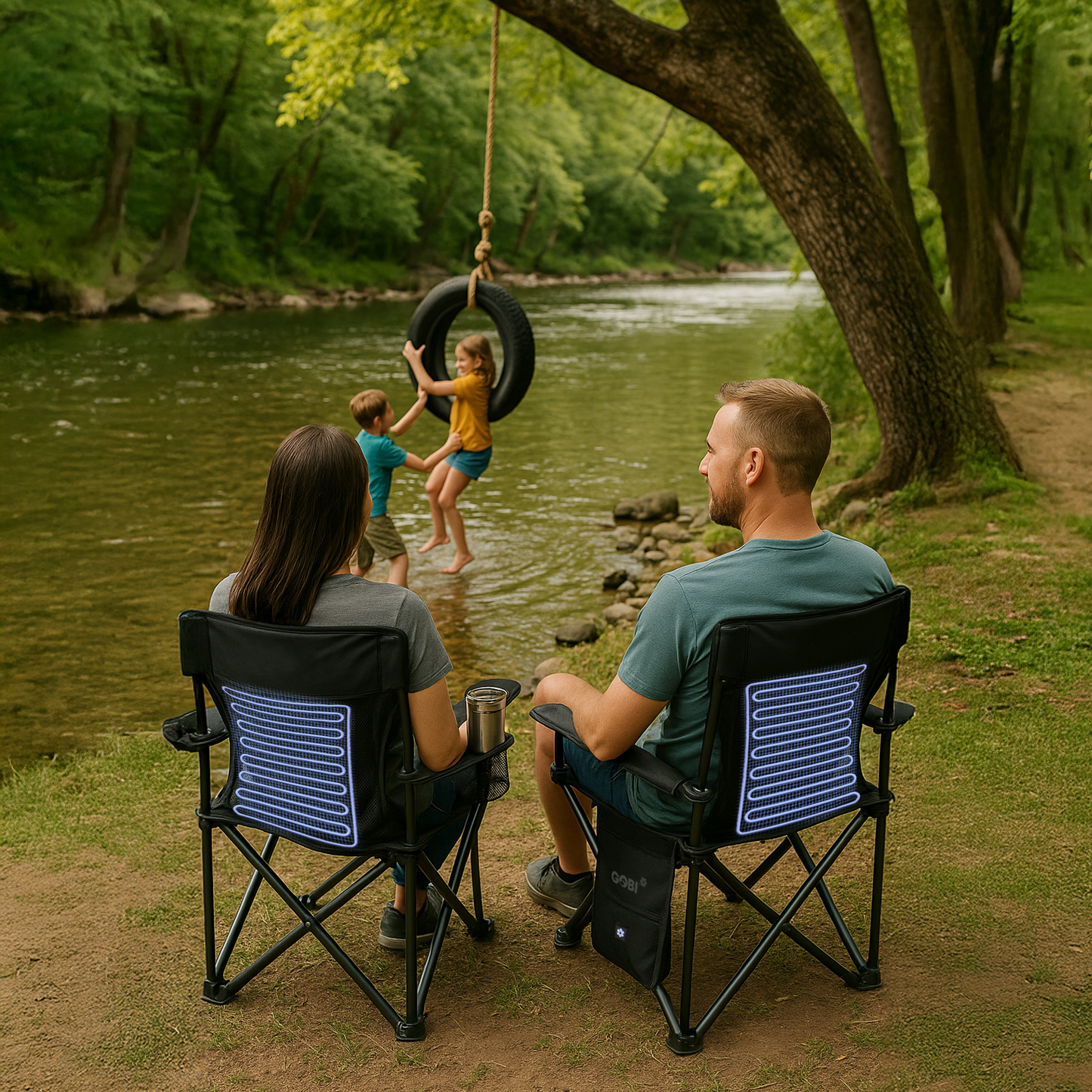 Gobi Zephyr Dual-Zoned Cooling Camp Chair