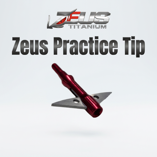 Killz ZEUS TITANIUM  BROADHEADS (3 PACK) PLUS PRACTICE HEAD-COMES WITH BOTH 100/125 GR TIPS