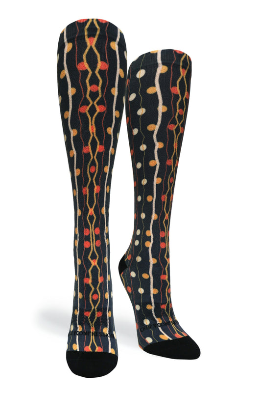 Crazy Compression Zigzag Dots - (Standard & Extra Wide)