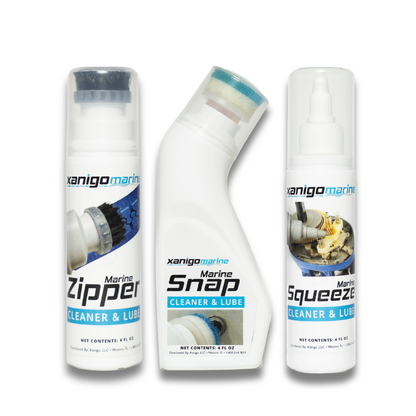 Xanigo Marine Zipper and Snap Lube Set
