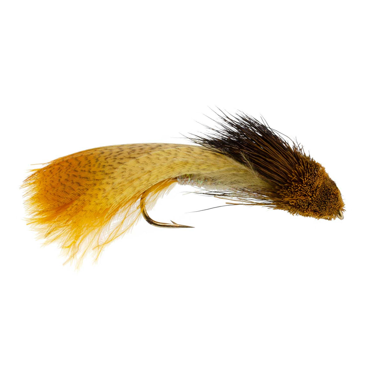 The Fly Fishing Place Galloup's Zoo Cougar Golden Brown Streamer Fly - 12 Flies Size 4