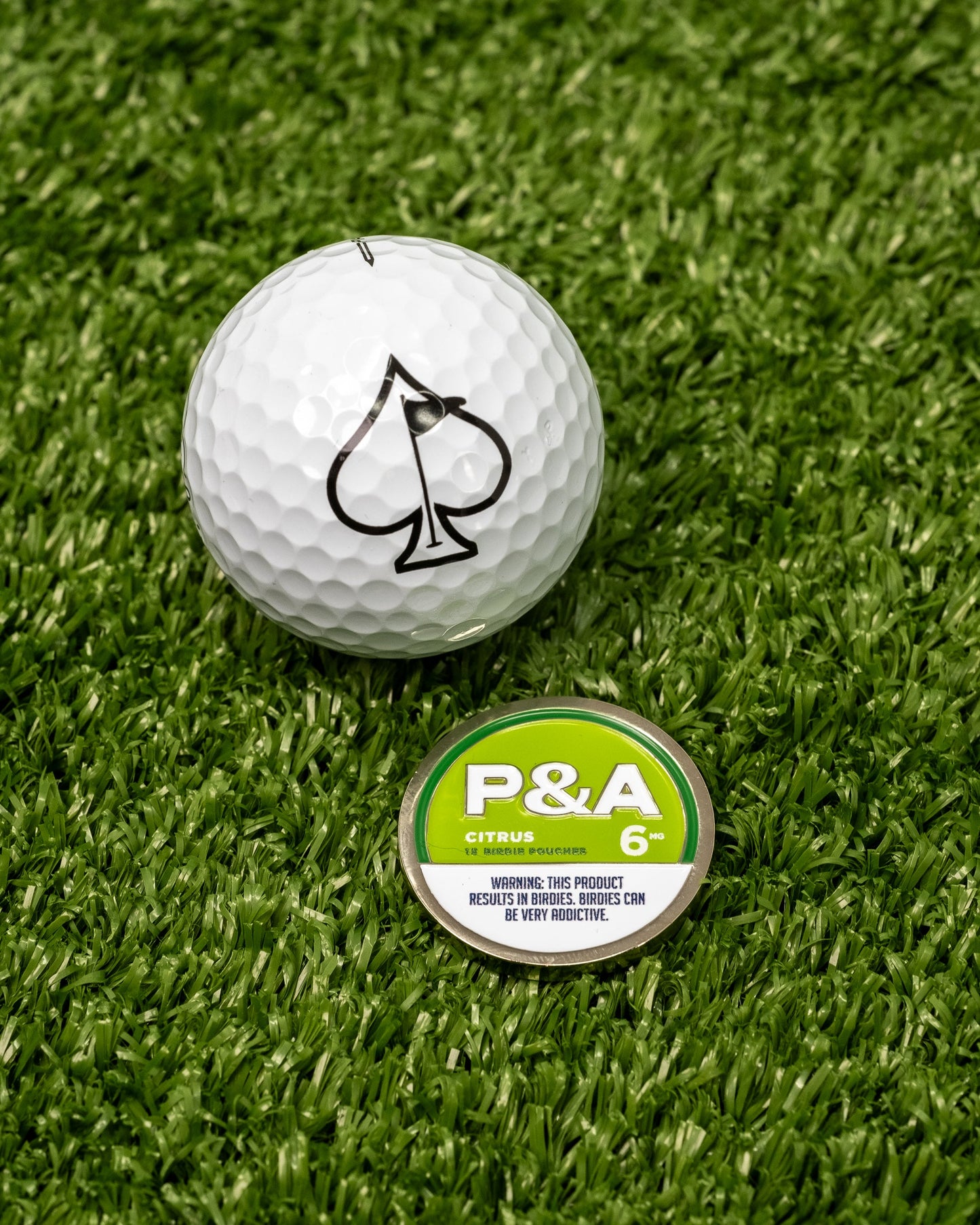 Pins and Aces 6 Milly - Citrus Ball Marker