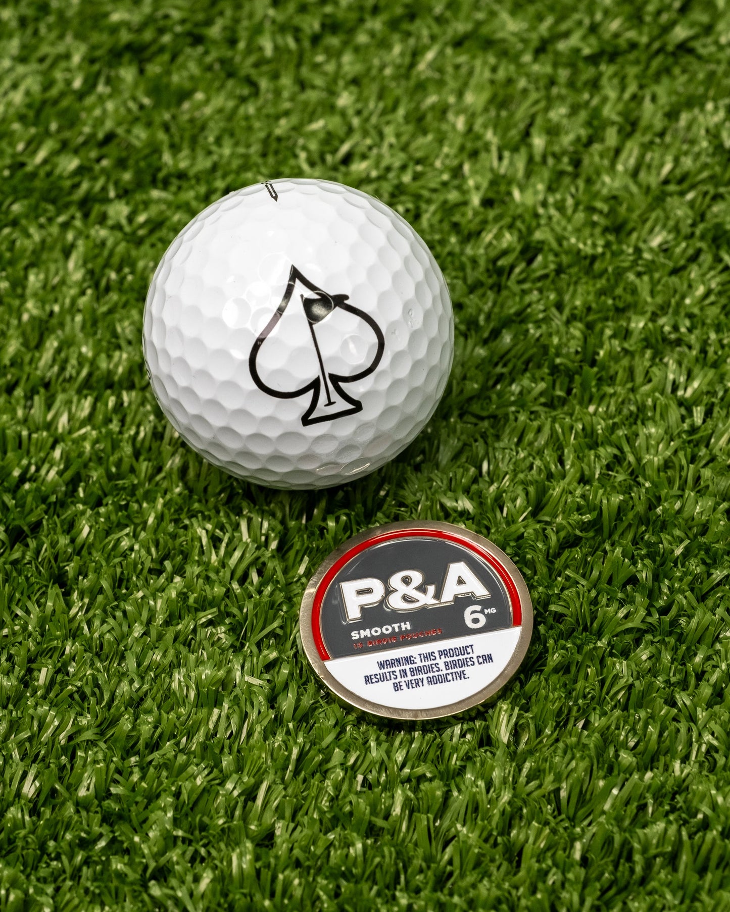 Pins and Aces 6 Milly - Smooth Ball Marker
