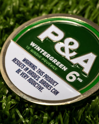 Pins and Aces 6 Milly - Wintergreen Ball Marker