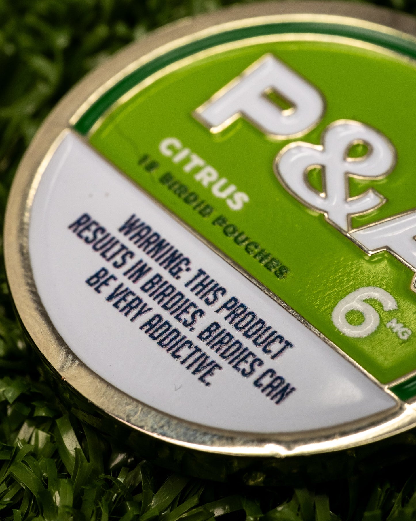 Pins and Aces 6 Milly - Citrus Ball Marker