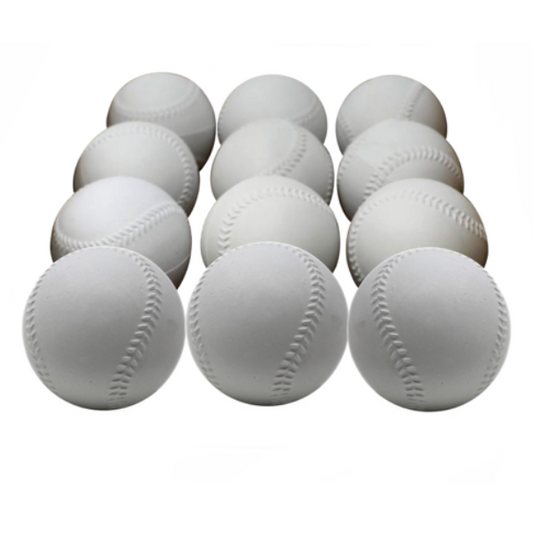 Barnett A-122 baseball balls for throwing machine, size 9'', white, 12 pieces