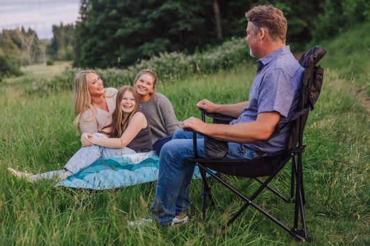 Picnic Time Reclining Camp Chair