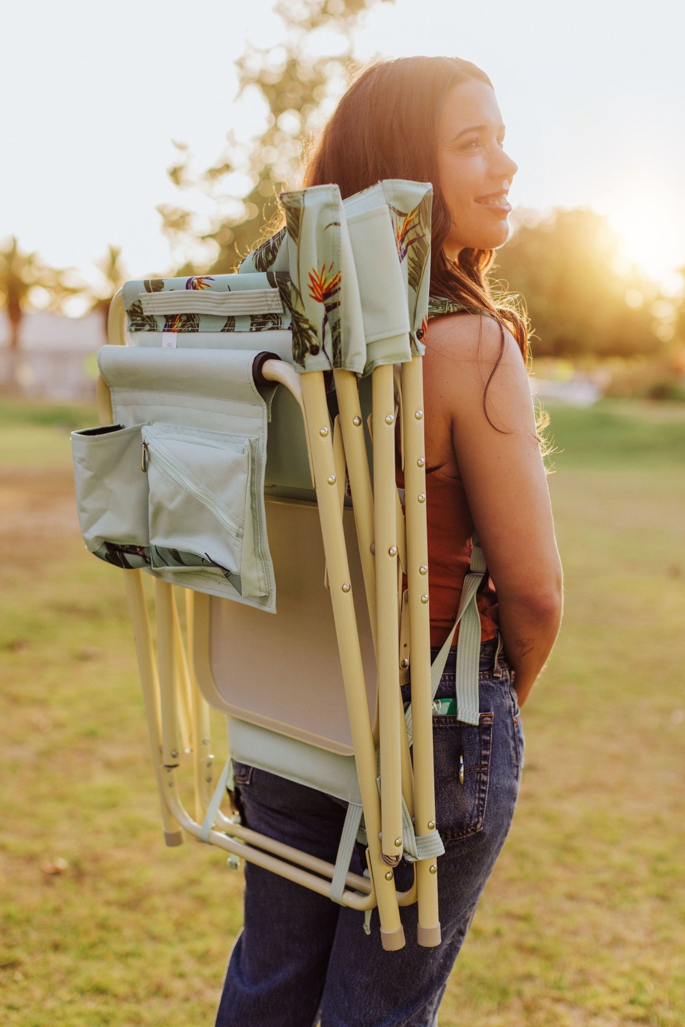 Picnic Time Outdoor Directors Folding Chair