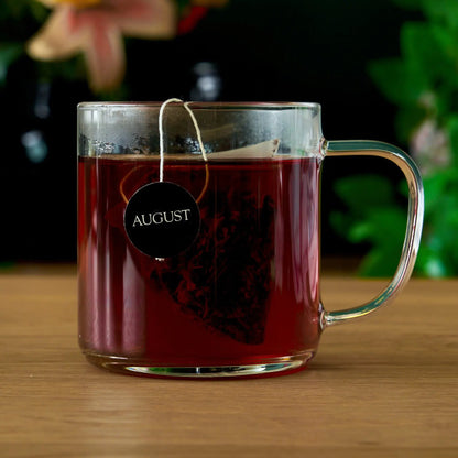 August Uncommon Tea Jet Black - Roasty Coffee Black Tea - 15 Tea Bags