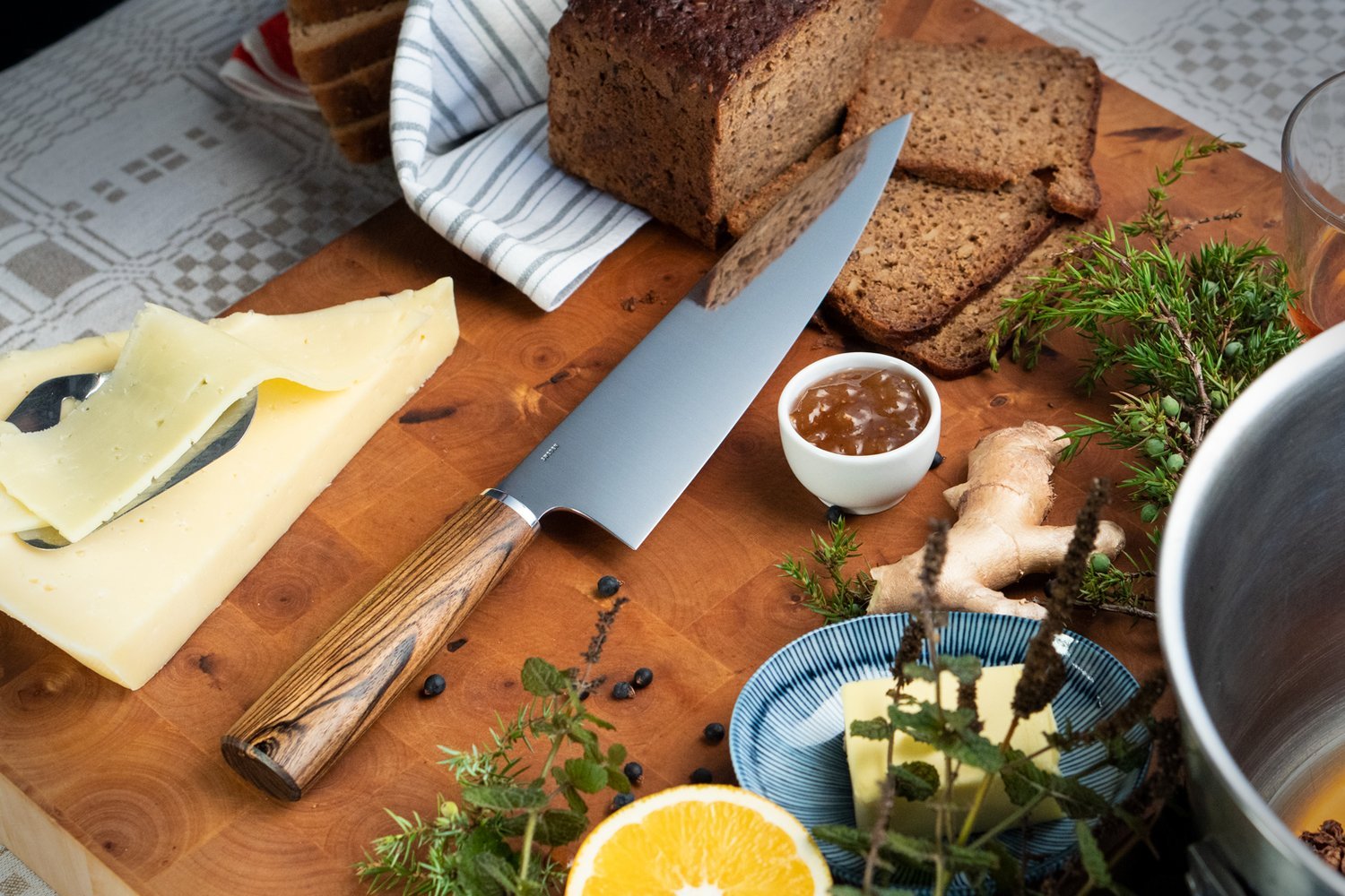 A&C Chef Knife - Bocote - Angler's Pro Tackle & Outdoors