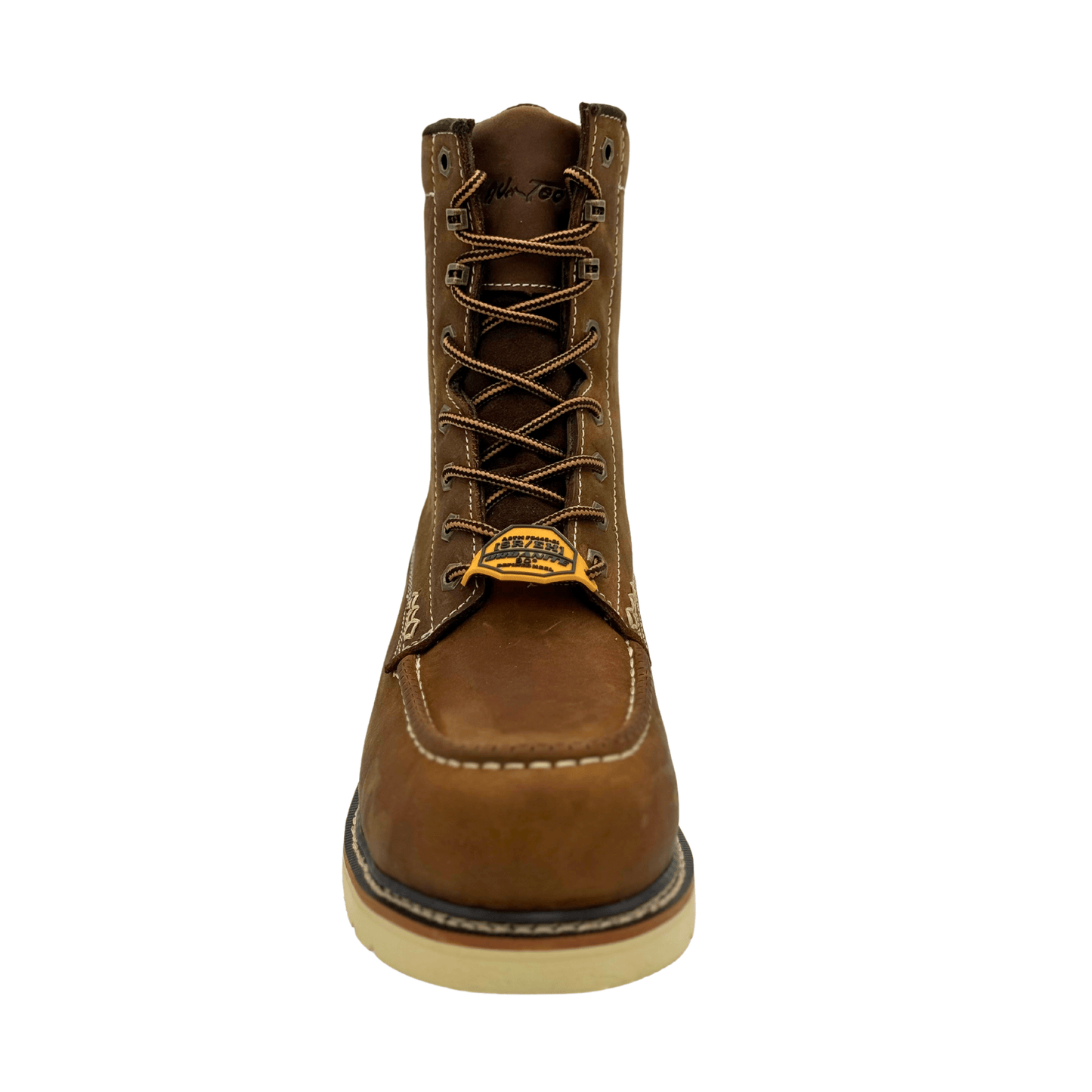 Adtec APEX: Men's 8" Moc Toe - Whiskey Brown [Composite Safety Toe] 9182 - Angler's Pro Tackle & Outdoors