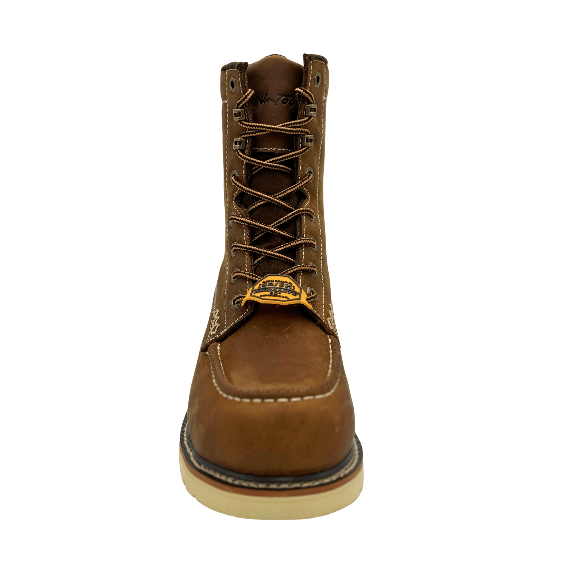 Adtec APEX: Men's 8" Moc Toe - Whiskey Brown [Composite Safety Toe] 9182 - Angler's Pro Tackle & Outdoors