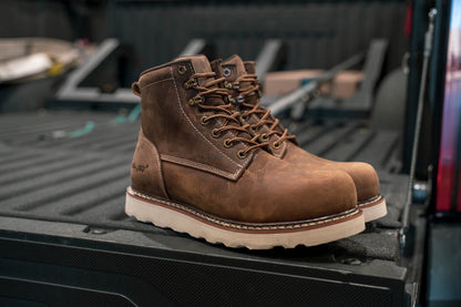 Adtec Meadow: Men's 6" Boot - Whiskey Brown [Composite Safety Toe] - 9180 - Angler's Pro Tackle & Outdoors