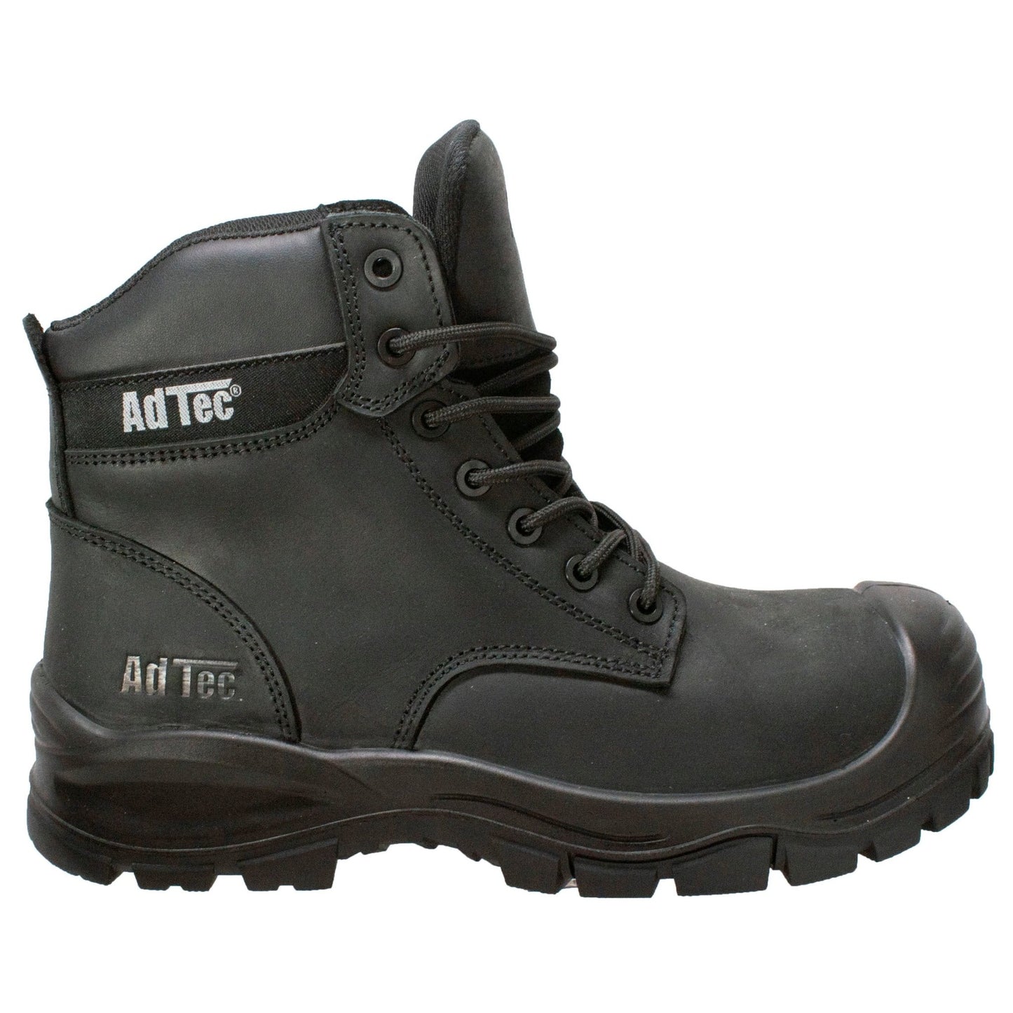 Adtec Men 6" Black Waterproof Composite Toe Work Boot - 9900 - BK - Angler's Pro Tackle & Outdoors