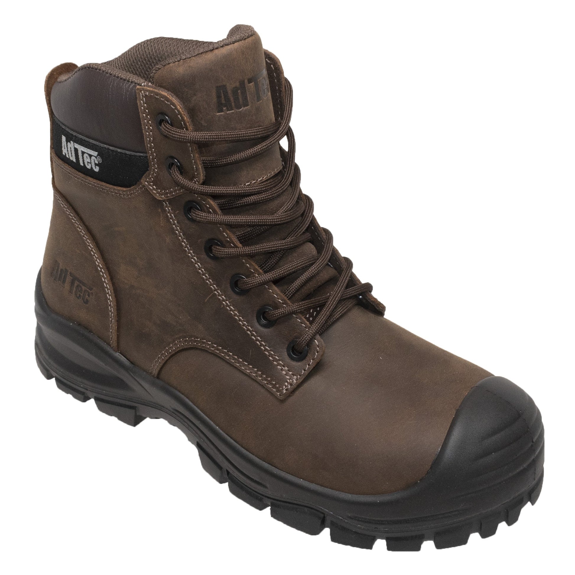Adtec Men 6" Brown Waterproof Composite Toe Work Boot - 9900 - BR - Angler's Pro Tackle & Outdoors